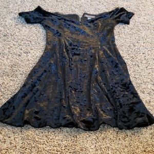 Kendall and Kylie Velvet mini dress